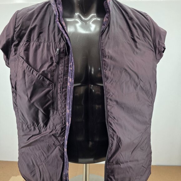 Eddie Bauer EB700 FloralGoose Down Quilted Purple  Puffer Jacket Womens Size XL - Picture 11 of 16